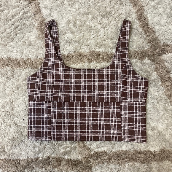 Altard state plaid crop top - Picture 1 of 2
